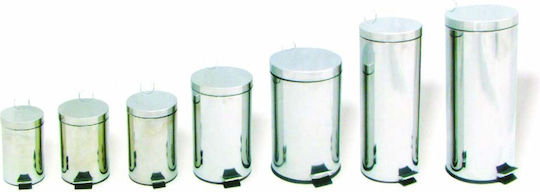 Klikareto Inox Badezimmer Mülleimer 20Es Silber