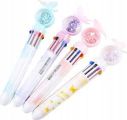 Children's Length Kit Glitter 10-in-1 Multicolour Drawing Markers Pack of 4