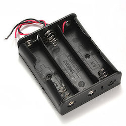 Battery Holder 3x18650 Wires