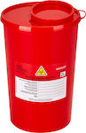 Medical Waste Container 2 L Red