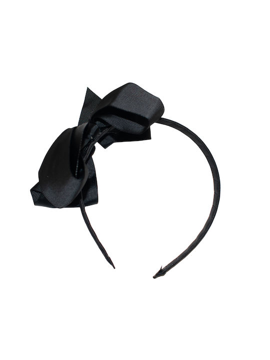 Siena Black Kids Headband with Flower