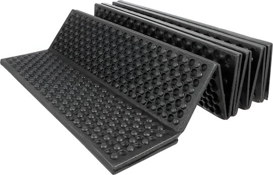 Spumant Single Substrat Camping 180x60cm Grosime 1cm în culoarea Negru