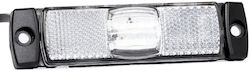 Led Marker Light Idealstore 12-36v Size 10032 4 White Leds Bracket Rectangular Shape
