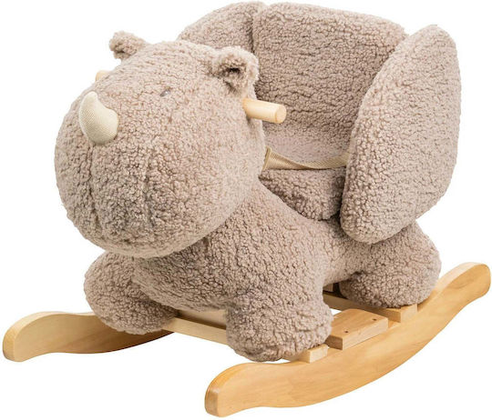 Nattou Ρινοκεράκι Teddy Κουνιστό Παιχνίδι Αρκουδάκι για 10+ μηνών Γκρι