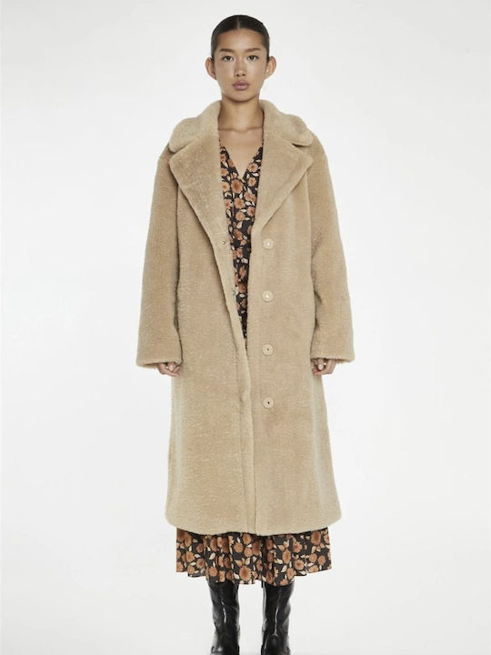 Glamorous Women's Fur Beige