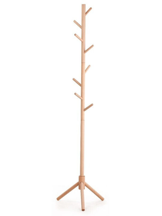 Viosarp Wooden Coat Rack 42x42x175cm