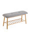 Entry Furniture with Shoe Rack & Bench 90x30x45cm