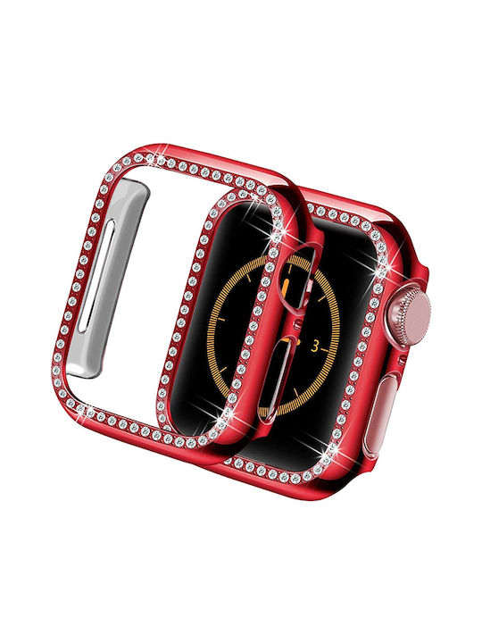 Orso Пластмасов Калъф в Червен цвят за Apple Watch 42mm Серия 10 (2024)