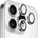 Blueo Lens Προστασία Κάμερας Tempered Glass Ασημί για το iPhone 15 Pro, iPhone 15 Pro Max, iPhone 16 Pro, iPhone 16 Pro Max