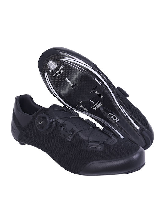 FLR F-XX KNIT Men's Low Road Cycling Shoes Black