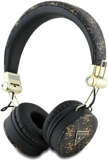 Guess Triangle Round Wireless / Wired On Ear Headphones with 32 hours of Operation Black