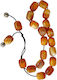 Resin Worry Beads with 20 Beads Brown 1.6cm