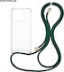 Sonique Armor Clear Silicone Case with Cord for...
