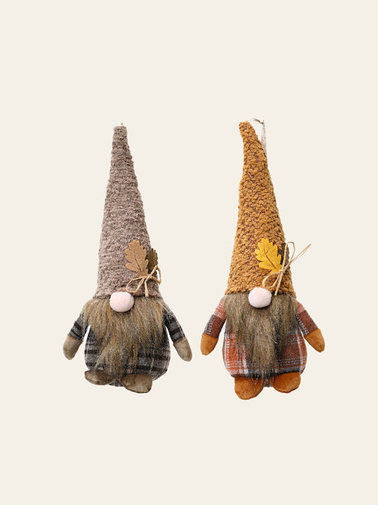 Beauty Home Weihnachtliche Figur Zwerge Braun Länge 8cm