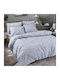 Beauty Home Duvet Cover Set Flannel Single with Pillowcase 160x240 Flame Art 12631 Grey