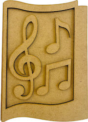 Decorative Designs Mdf Stamperia Treble Clef 13...