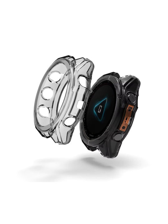 Carcasă de Silicon în culoarea Negru pentru Garmin Fenix 8 43mm