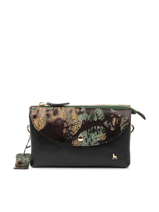 Boxer Leder Damen Handtasche Schulter Grün