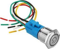 Raistar Car On/Off Switch 12V-24V Silver