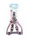 M-pets Sanftes Hunde-Dreiecksgeschirr Mittel 2x46-70cm Rosa