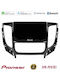 Pioneer Auto-Audiosystem für Fiat Vollrück Mitsubishi L200 2015-2019 mit A/C (Bluetooth/USB/WiFi/GPS/Apple-Carplay/Android-Auto) mit Touchscreen 9"