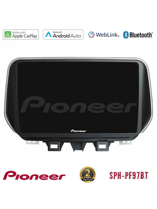 Pioneer Auto-Audiosystem für Hyundai iX35 2018 – 2020 (Bluetooth/USB/WiFi/GPS/Apple-Carplay/Android-Auto) mit Touchscreen 9"