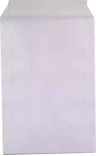 Metron Set de plicuri Tip Sac cu Autocolant 250buc 37x45cm în Alb Culoare