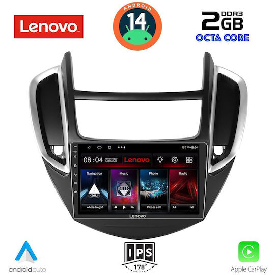 Lenovo Автомобилна Аудио Система (Блутут/USB/WiFi/GPS/Apple-Carplay/Android-Auto) с Тъчскрийн 9"