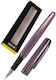 Online Eleganza Writing Pen Medium Pink with Blue Ink
