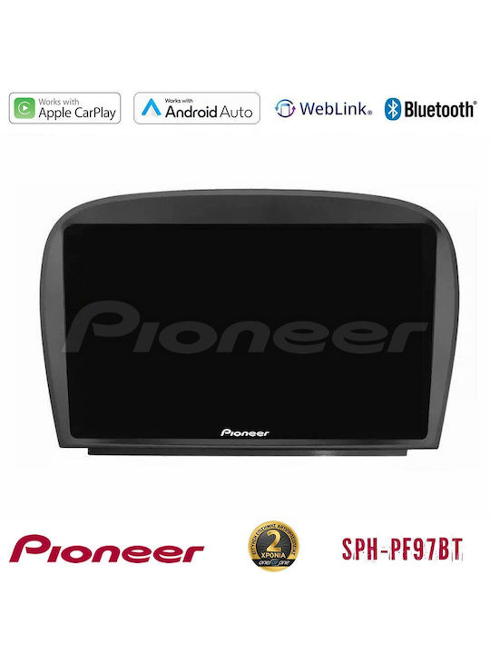 Pioneer Car Audio System for Mercedes-Benz SL 2005-2011 (Bluetooth/USB/WiFi/GPS/Apple-Carplay/Android-Auto) with Touch Screen 9"