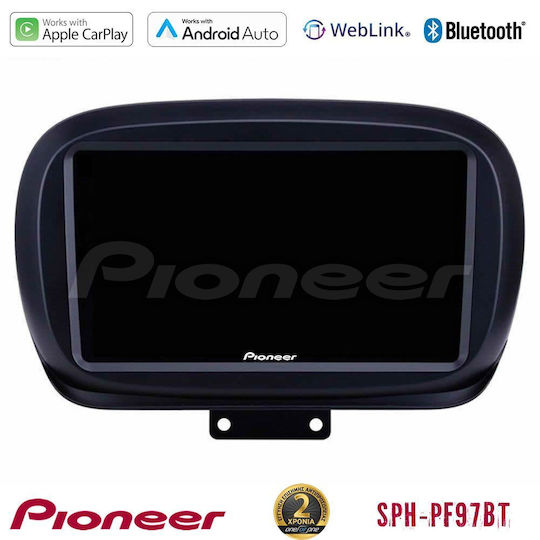 Pioneer Ηχοσύστημα Αυτοκινήτου για Fiat 500X 2015-2020 (Bluetooth/USB/WiFi/GPS/Apple-Carplay/Android-Auto) με Οθόνη Αφής 9"