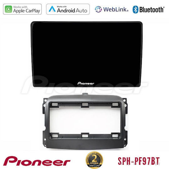Pioneer Car Audio System for Fiat 500L 2012-2018 (Bluetooth/USB/WiFi/GPS/Apple-Carplay/Android-Auto) with Touch Screen 9"