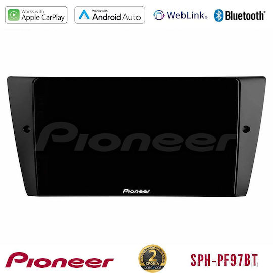 Pioneer Sistem Audio Auto pentru BMW Serie 3 (E90) / Magazin online / E90 2006-2011 (Bluetooth/USB/WiFi/GPS/Apple-Carplay/Android-Auto) cu Ecran Tactil 9"