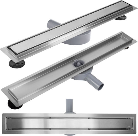 Linear Drainage Rea Neox Pro Nickel Brush 60