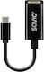 Savio Μετατροπέας USB-C male σε HDMI female 1τμχ