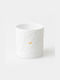 Raeder Candle Holder suitable for Tealights Porcelain in White Color 6.5x6.5x7cm 1pcs