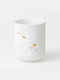 Raeder Candle Holder suitable for Tealights Porcelain in White Color 10.5x10.5x13.5cm 1pcs
