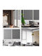 Tpster Roller Blinds Partial Blackout Gray W80xH180cm 36946