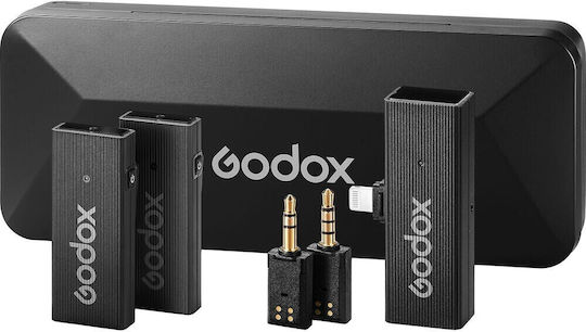 Godox MoveLink Mini LT Kit 2 Σετ Μικρόφωνο Lightning Clip On για Κάμερα