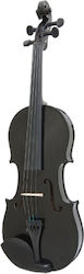 3/4 Black Wooden Classical Violin