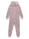 Pijama de iarnă pentru femei, din fleece, cu unicorni strălucitori, roz Us-00118