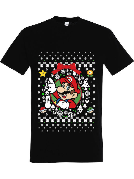 kirikoko Super Mario Classic Ugly Christmas Tshirt T-shirt Super Mario Βαμβακερό kirikoko Super Mario Classic Ugly Christmas Tshirt T-shirt Super Mario Βαμβακερό