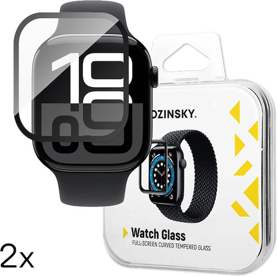 Wozinsky Full Glue Tempered Glass για το Apple Watch Series 10 2τμχ