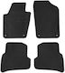 Rubber Mats Geyer & Hosaja Vw Polo 2009-2017 Skoda Fabia 2014+ Seat Ibiza 2008-2017 4 Pieces Black 842/4c