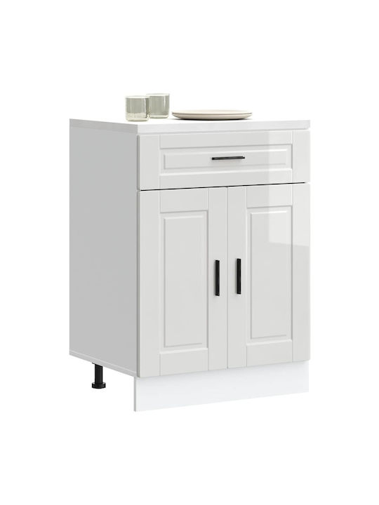 Floor Cabinet White 60x46x81.5pcs