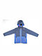 Kids Cardigan Fleece with Hood royal blue, dark blue, black, white, red