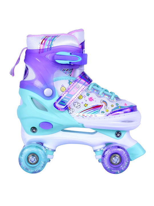 Athlopaidia Roller Quad Ролери Ролки Зелени За деца