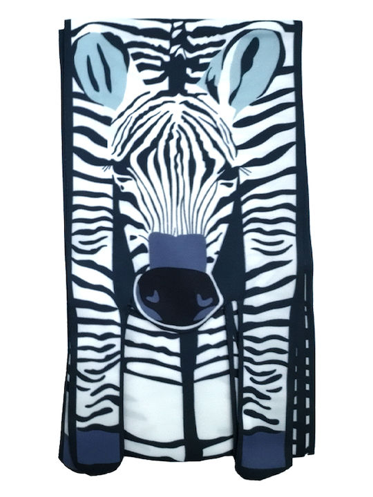 Brims and Trims Zebra Women's Wool Scarf Black ...