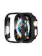 Techsuit Defense360 Pro Πλαστική Θήκη με Τζαμάκι σε Μαύρο χρώμα για Apple Watch Ultra, Apple Watch Ultra 2