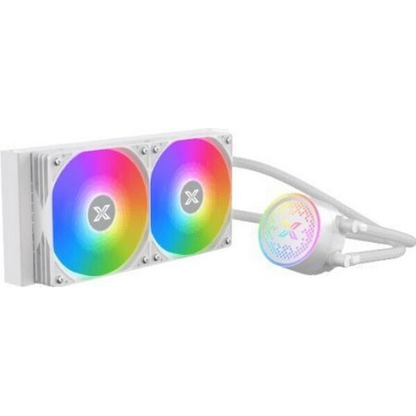 Xigmatek Fenix 240 Arctic Υδρόψυξη Επεξεργαστή Διπλού Ανεμιστήρα 120mm για Socket AM4/AM5/1700/1200 με ARGB Φωτισμό Λευκή